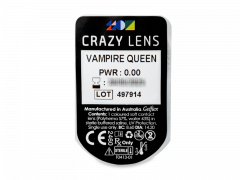 CRAZY LENS - Vampire Queen - jednodniowe zerówki (2 soczewki)