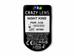 CRAZY LENS - Night King - jednodniowe zerówki (2 soczewki)