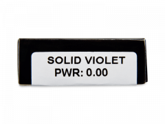 CRAZY LENS - Solid Violet - jednodniowe zerówki (2 soczewki)