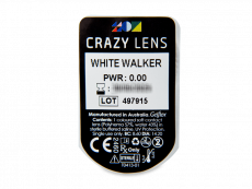 CRAZY LENS - White Walker - jednodniowe zerówki (2 soczewki)