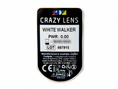 CRAZY LENS - White Walker - jednodniowe zerówki (2 soczewki)