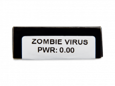 CRAZY LENS - Zombie Virus - jednodniowe zerówki (2 soczewki)