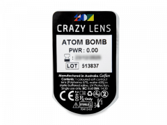 CRAZY LENS - Atom Bomb - jednodniowe zerówki (2 soczewki)