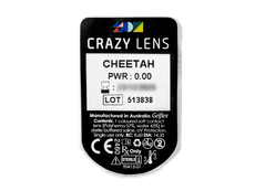 CRAZY LENS - Cheetah - jednodniowe zerówki (2 soczewki)
