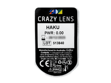 CRAZY LENS - Haku - jednodniowe zerówki (2 soczewki)