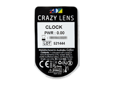 CRAZY LENS - Clock - jednodniowe zerówki (2 soczewki)