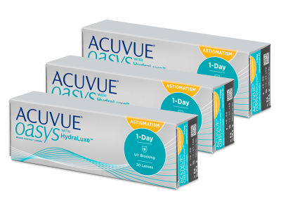 Acuvue Oasys 1-Day with HydraLuxe for Astigmatism (90 soczewek)