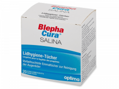 BlephaCura Salina sterylne chusteczki do pielęgnacji powiek 20 szt. 