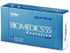 Biomedics 55 Evolution (6 soczewek)