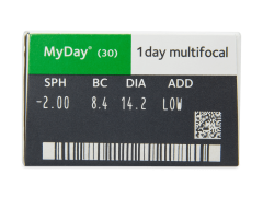 MyDay daily disposable multifocal (30 soczewek)