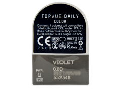 TopVue Daily Color - Violet - jednodniowe zerówki (2 soczewki)