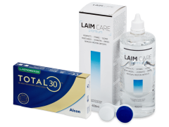 TOTAL30 for Astigmatism (3 soczewki) + płyn Laim-Care 400 ml