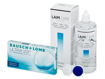 Bausch + Lomb ULTRA Multifocal for Astigmatism (6 soczewek) + płyn Laim Care 400 ml