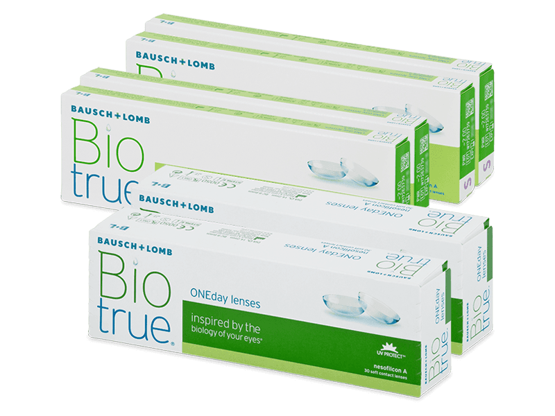 Biotrue ONEday (2x 30 soczewek) + Biotrue ONEday (2x 10 soczewek) GRATIS