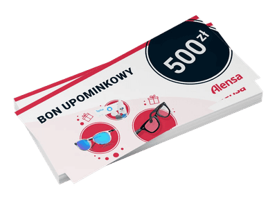 Bon upominkowy na soczewki i okulary o wartości 500zł